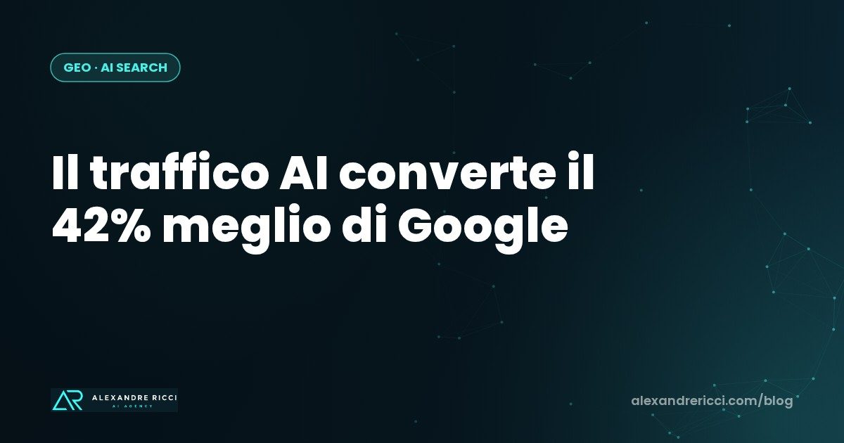 Le trafic AI convertit 42% mieux que Google. Qu'est-ce que cela signifie pour votre ecommerce en 2026